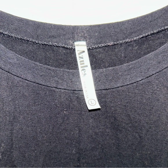 Azules Black Long Sleeve T-Shirt Women’s Large - Picture 2 of 5